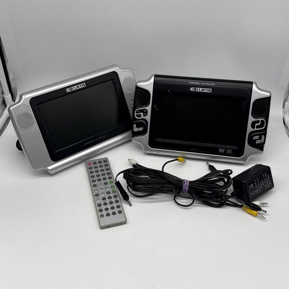 Curtis Dvd Player Portable  DVD8723 With Remote Control Tested Working